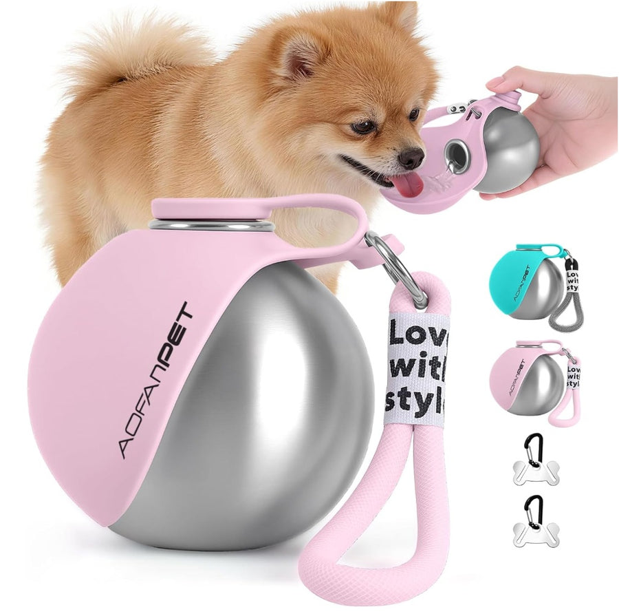 Dog travel water bottle
