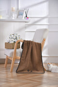 Solid color microfiber dog towel image 3